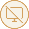 Screen-free icon